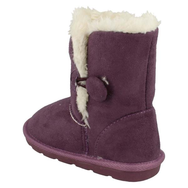 Spot On Girls Spot On Fur Lined Short Boots