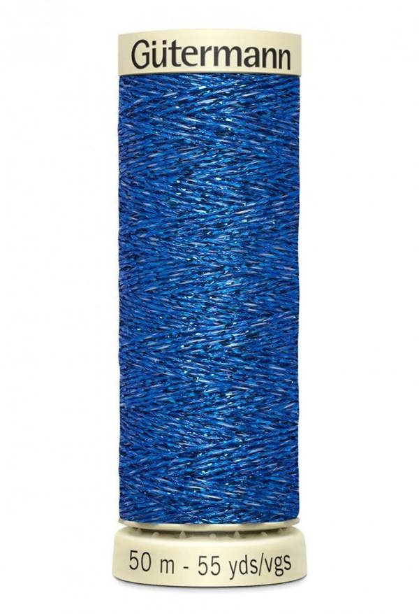 Gutermann Metallic Effect Thread 50m Polyamide, Polyester Thread Suitable For Dressmaking