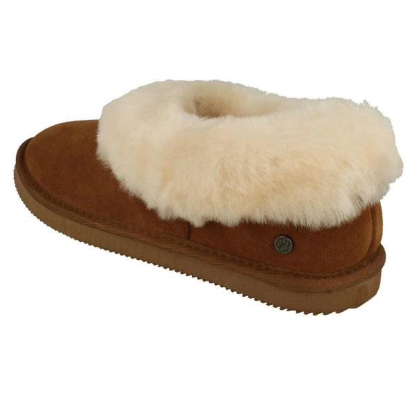 Padders Ladies Padders Fur Trim Slippers Cuddle