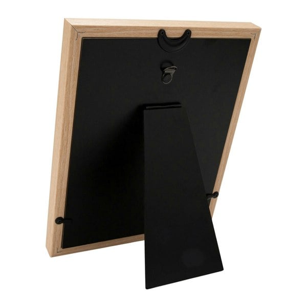 Modern Oak MDF Gold Friends Picture Frame with Green Floral Decoration Image 4