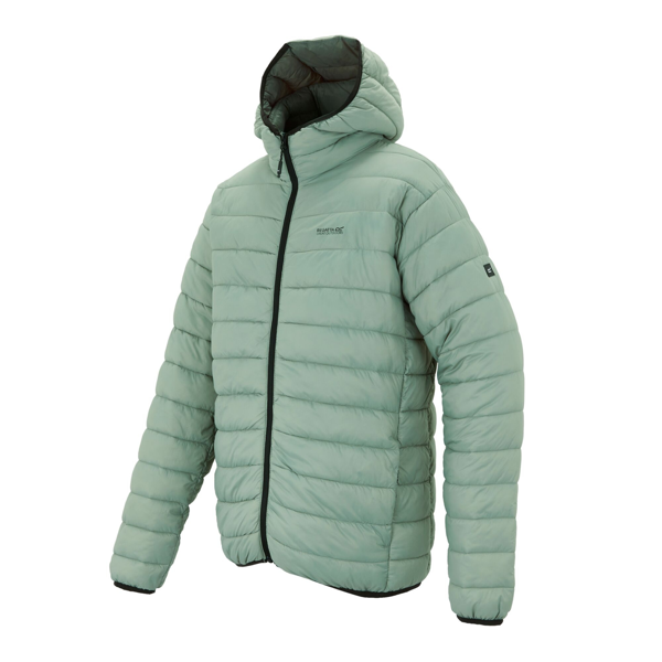 Regatta Mens Marizion Baffled Hooded Padded Jacket - Glacier Green