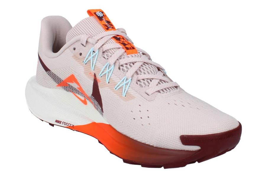 Nike Reactx Pegasus Trail 5 Mens Running Trainers Dv3864 Shoes  600 - Silt Red Dark Team Red 600 - Photo 3