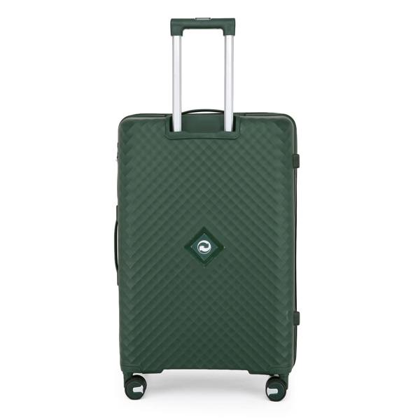 Infinity Luggage Dual 4 Wheel Robust Lightweight TSA Hard Shell Suitcase Luggage Travel Bags Set