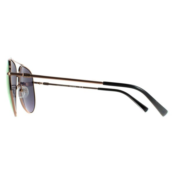 Armani Exchange Sunglasses AX2043S 61034Z Shiny Rose Gold Grey Mirror Rose Gold