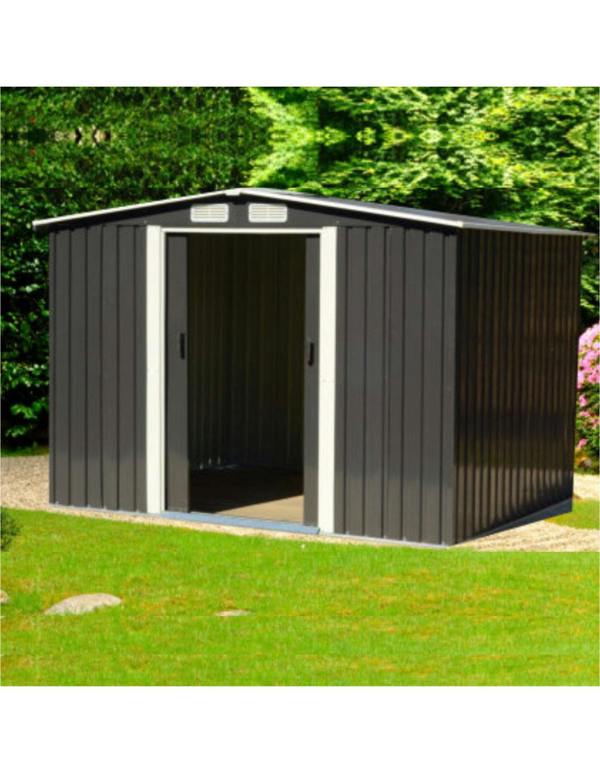 6x8 Foot Metal Garden Shed