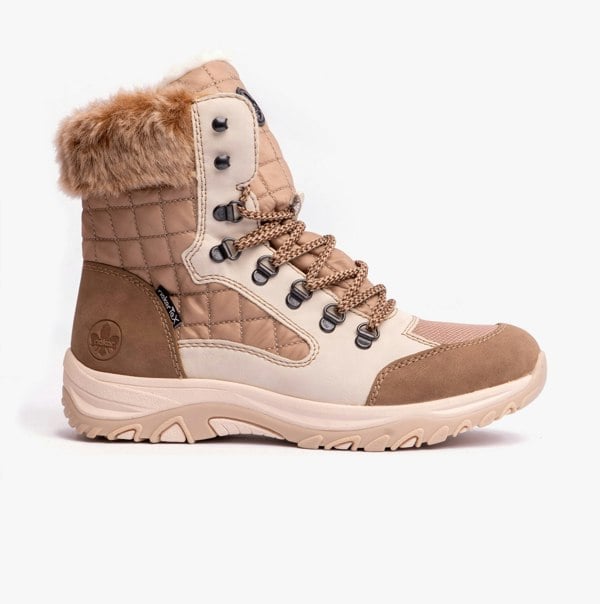 Rieker M9644-60 Womens Boots - Beige
