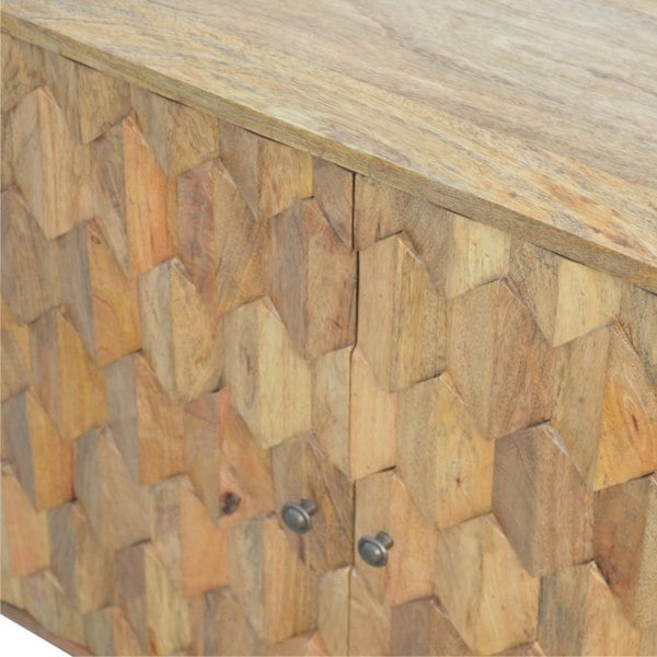 Artisan Furniture Pineapple Carved Cabinet