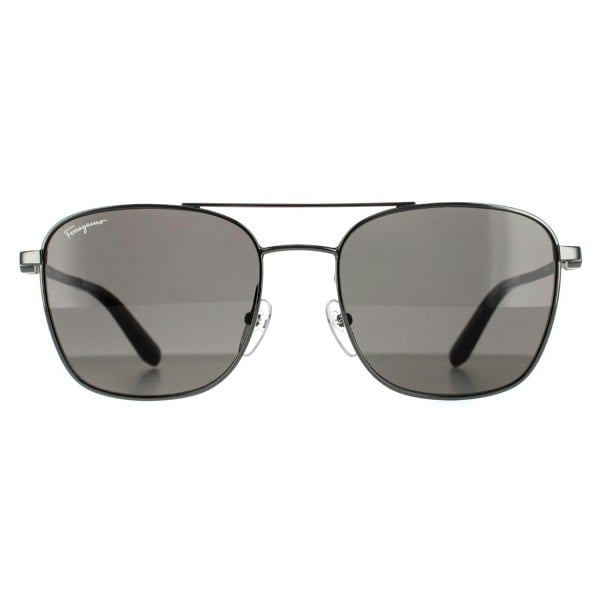 Salvatore Ferragamo Sunglasses SF158S 015 Dark Gunmetal Smoke Grey