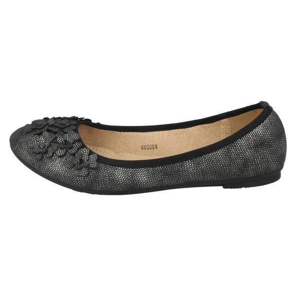 Spot On Ladies Spot On Casual Flat Ballerina Shoes