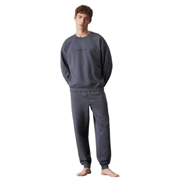 Calvin Klein Mens Cotton Sweatshirt - Ink - 