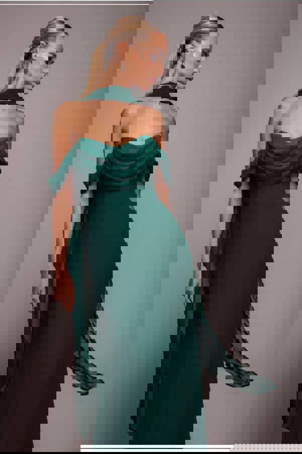 Chiffon Scarf - Emerald Green AC15