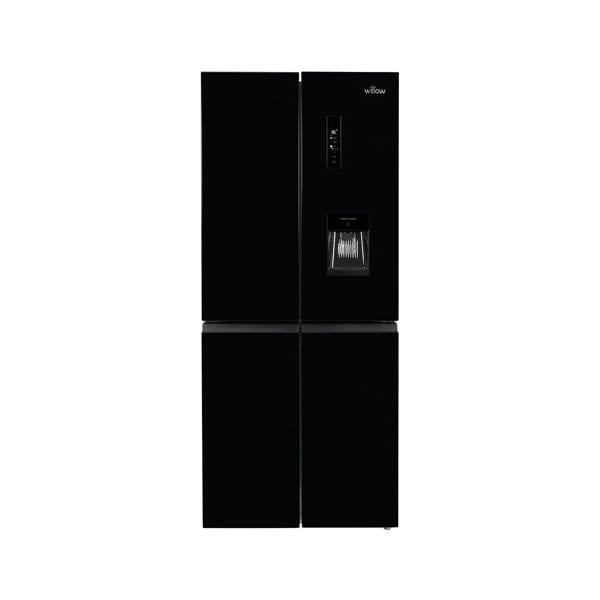 Willow 415L American Style Fridge Freezer WSBES4MDB - Black