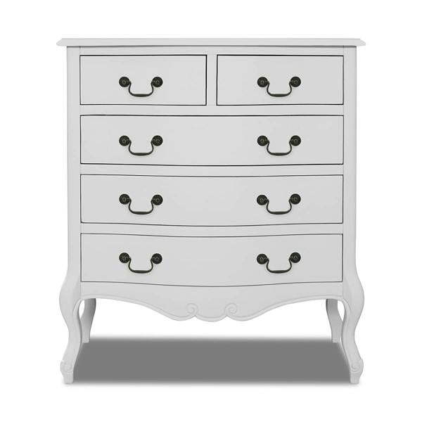 Statement Furniture Juliette Chest of Drawers 2 Over 3 French Style Chest