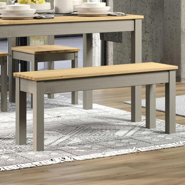 Core Products Linea Dining Bench, Waxed Pine