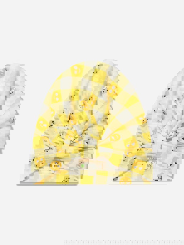 The Bonnie Mob Baby Girls Tiddlywink Turban Hat in Yellow