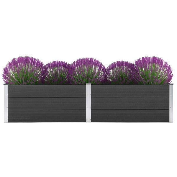 Berkfield Garden Raised Bed 250x100x54 cm WPC Grey