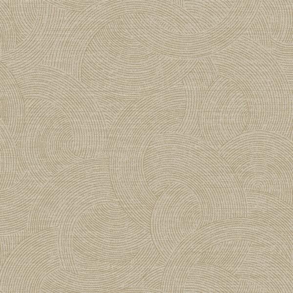 Grandeco Boutique Organic Maze Swirl PVC-free Eco Wallpaper, Neutral