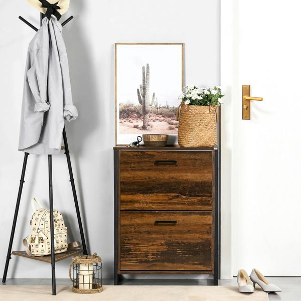 Flip-down Shoe Cabinet