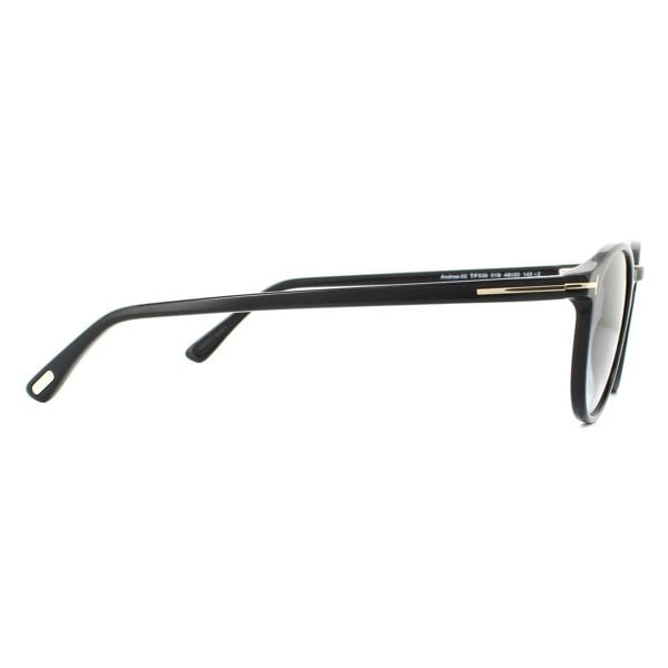 Tom Ford Sunglasses Andrea FT0539 01B Black Grey Gradient