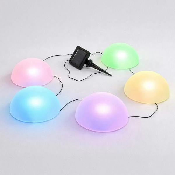 Milagro Hemi RGB IP44 Solar Lamp
