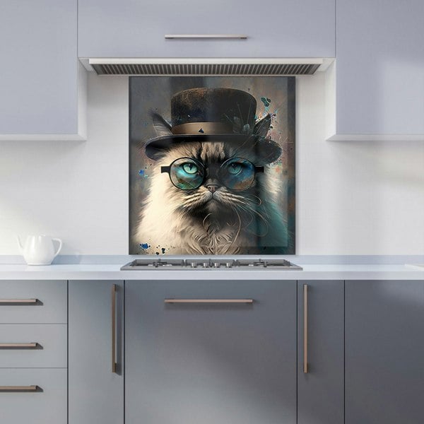 Warren Reed - Designer Birman Cat Face Splashart Kitchen Splashback