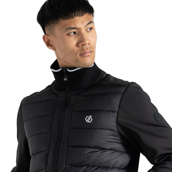 Dare 2B Mens Frost Quilted Hybrid Jacket - Black - 