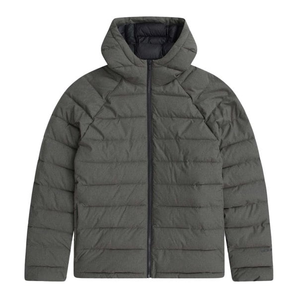 Animal Mens Light Cloud Cosi Hooded Marl Padded Jacket - Khaki Green