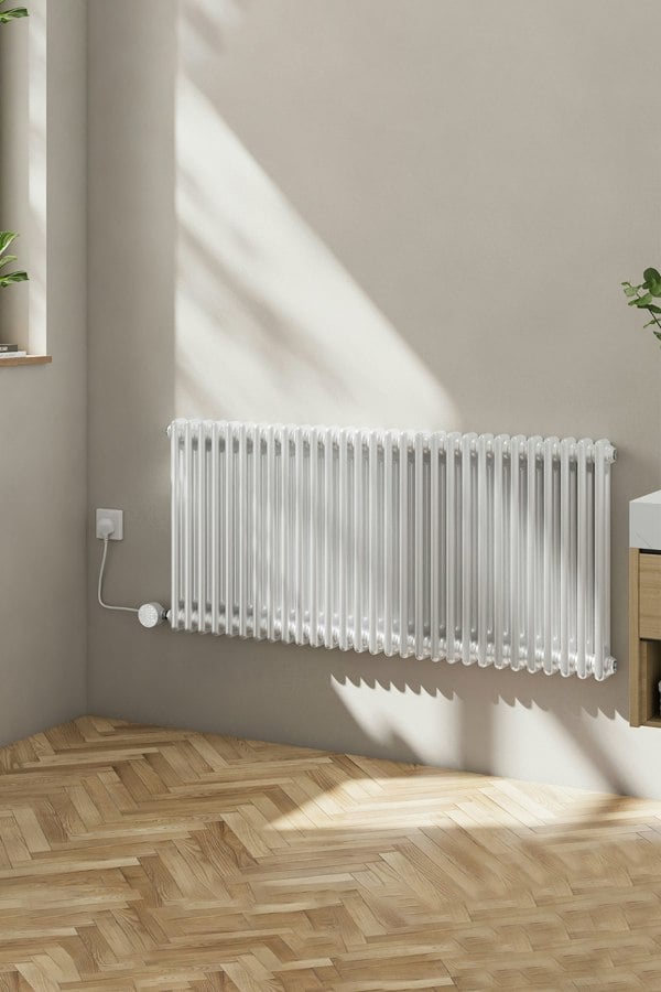 Living and Home 1200W Electric Radiator Wall Mounted WiFi Controlled 119cm x 60cm - White