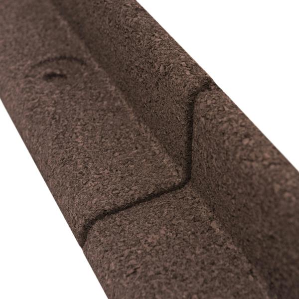 Flexible Lawn Edging 4.8m With Mallet - Brown