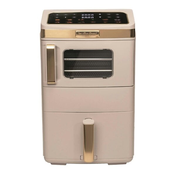 Hamilton Beach Professional DualStack 14.5L Air Fryer Oven - Stone & Brushed Brass