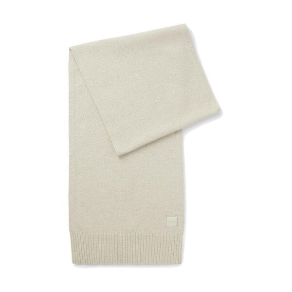 BOSS Akaio Knitted Scarf Light Beige