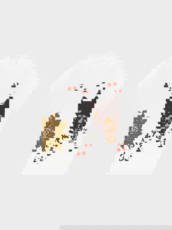 Cactus Jack by Travis Scott Wolf Tee White - Mens