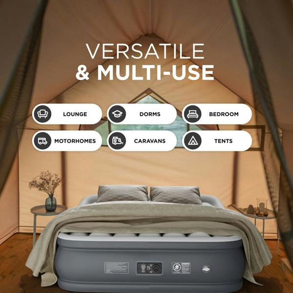 DMD Collective Double Air Bed with Built-In Pump