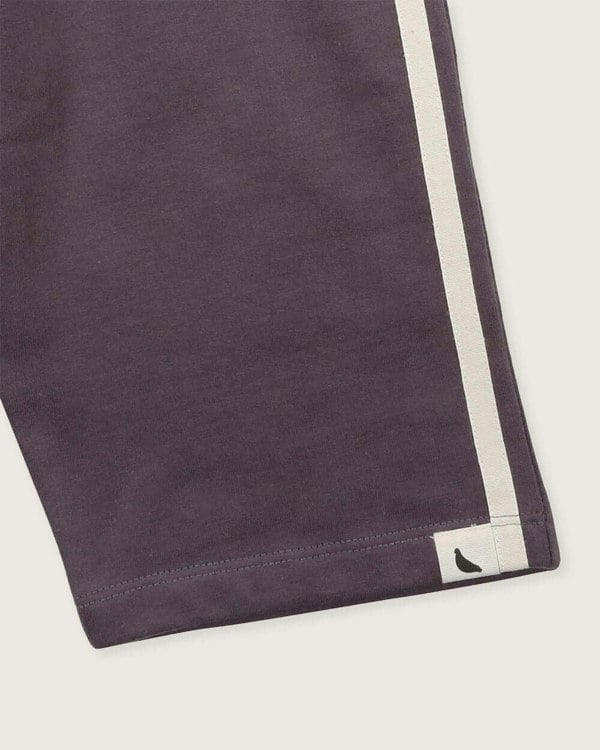 Organic cotton Charcoal Grey Stripe Print Trousers - image 4