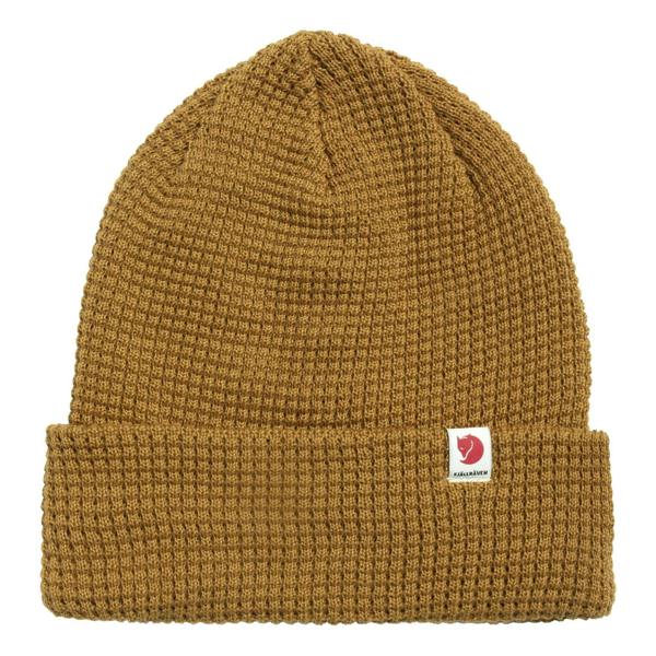 Front view of Fjallraven Tab Beanie for Men in Acorn