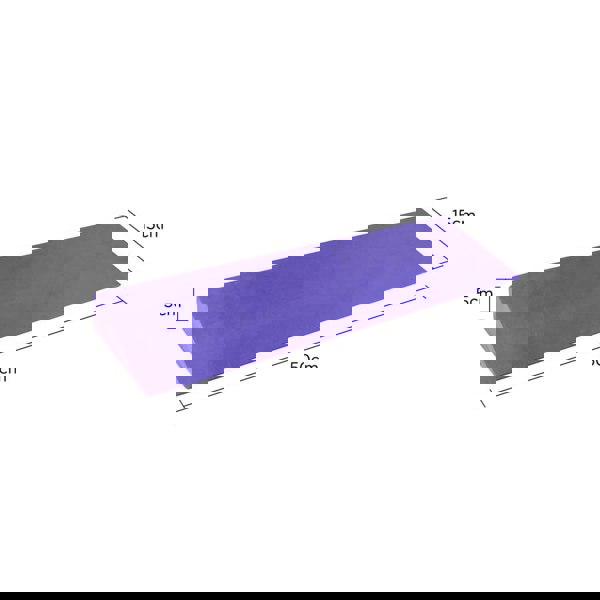 Fitness Mad Yoga Wedge - Purple Dimensions