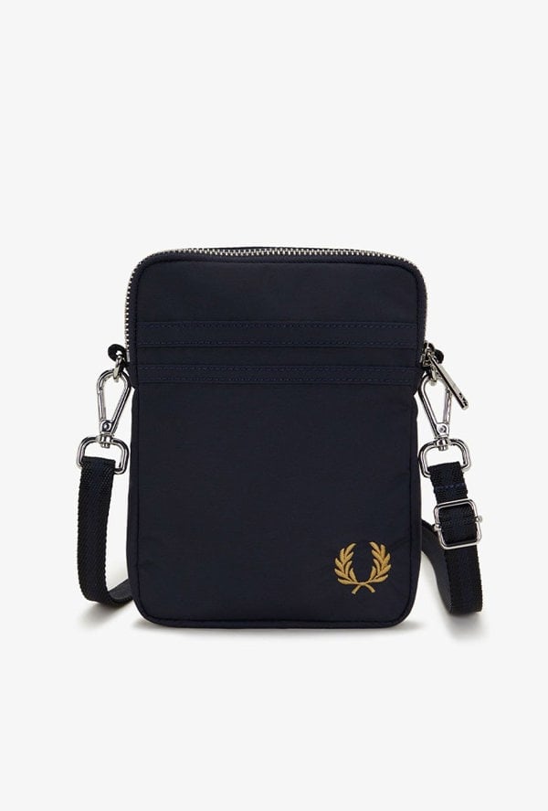 Fred Perry Men's Brentham Nylon Side Bag - Black