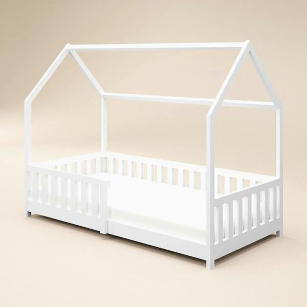 Flair Explorer Single Play House Floor Bed with Rails Wooden