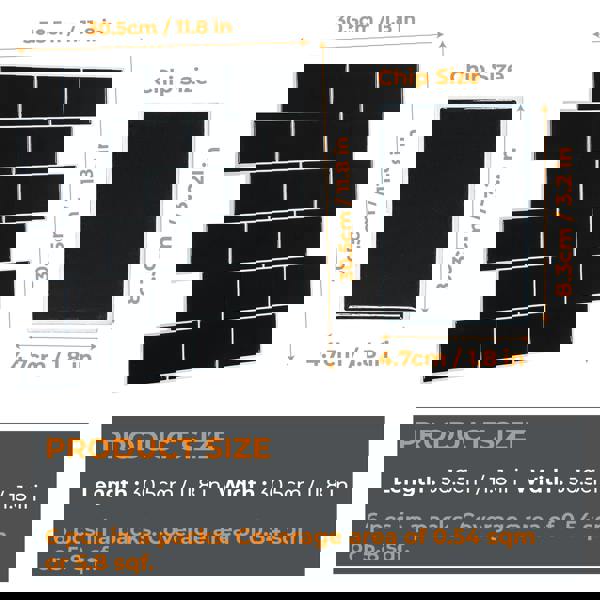 London Metro Classic Brick Pure Black Glossy Extra 3D Tile 30.5 x 30.5cm - 6 pcs