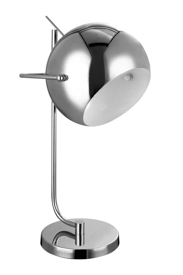 Osborn Chrome and White Inside Table Lamp