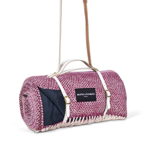 Heating & Plumbing London Pure new wool picnic blanket - Down by the Vineyard