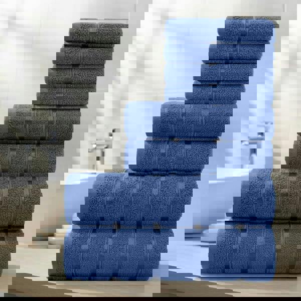 Smart Living Boston 8 PCS Towel Bale Set - Royal Blue