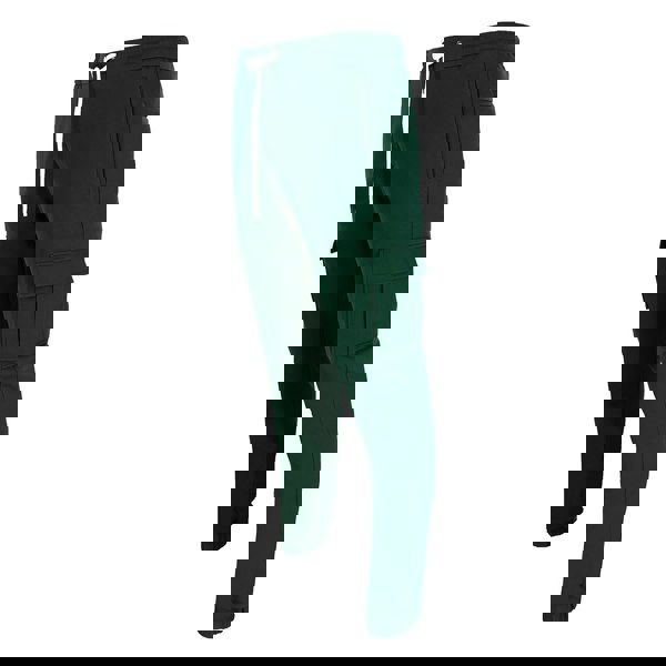 David WeJ Drawstring Trousers with Cargo Pockets - Green