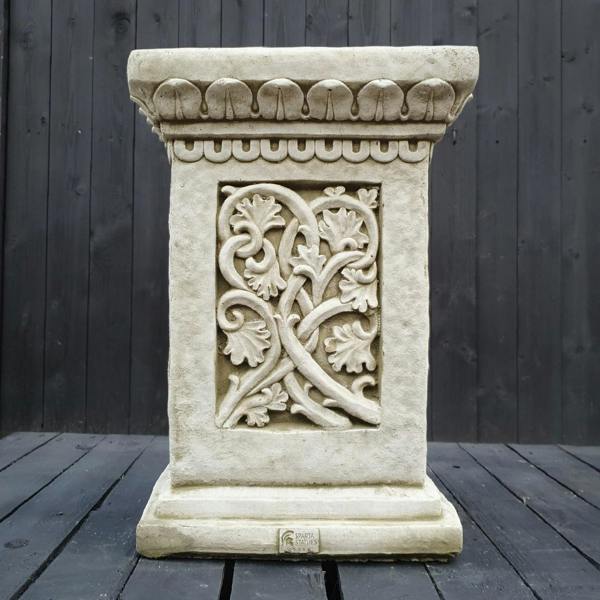 Acanthus Plinth Large Square statuary pedestal