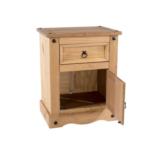 Core Products Set of 2 Corona Brown 2-Drawer Bedside Cabinets