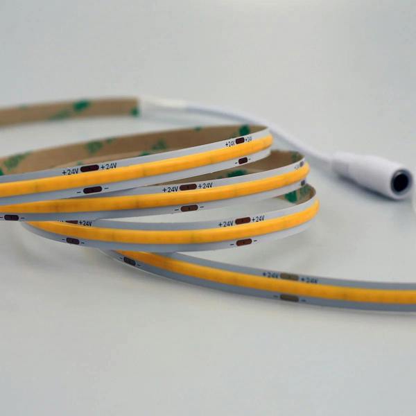 ENER-J 24V COB LED Strip Lights with 480 LEDs/M, 10W/M, 800lm/M, CRI 90-92, Blue Colour