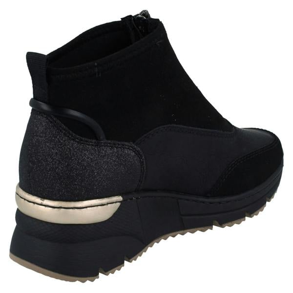 Rieker Ladies Rieker Ankle Boots With front Zip N6361