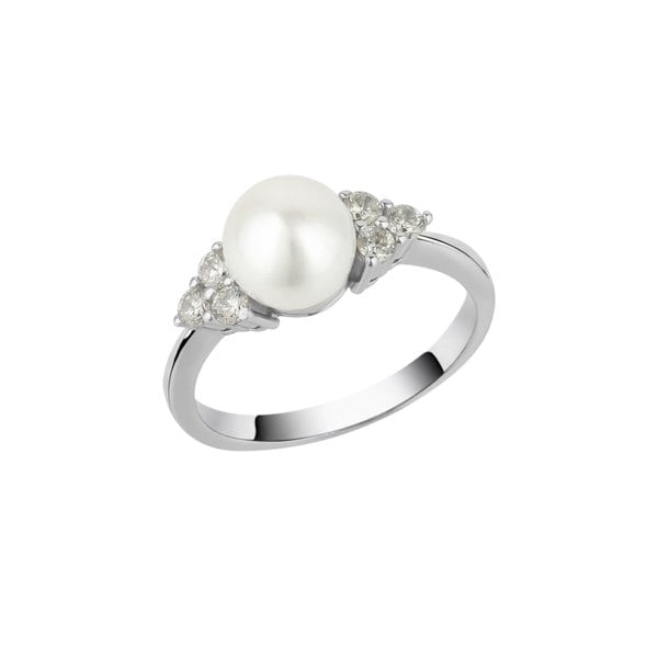 Spero London Sterling Silver Grape Pearl Ring