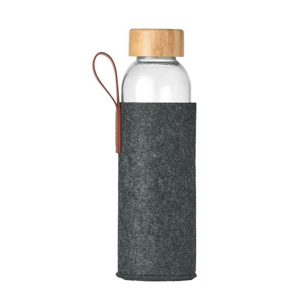 MidOcean Thai Bamboo 500ml Water Bottle - Stone Grey - 
