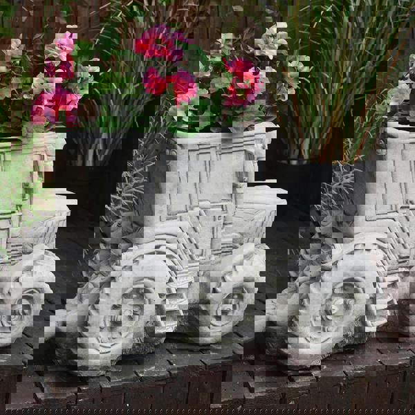 Large Tractor and Trailer Garden Planter Set